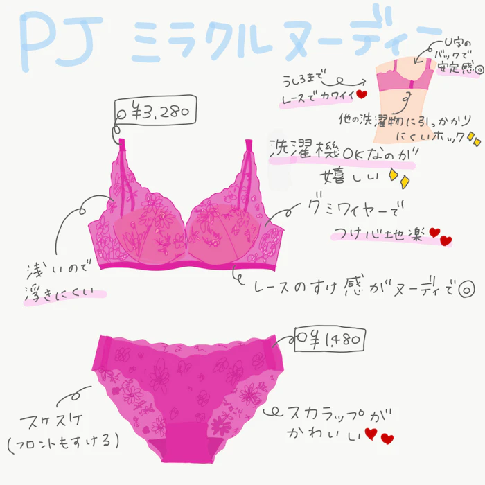PEACHJOHN ミラクルヌーディーブラ 2枚目