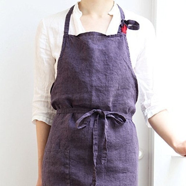 Lino e Lina（リーノ・エ・リーナ） マノン フルエプロン レザン 3枚目