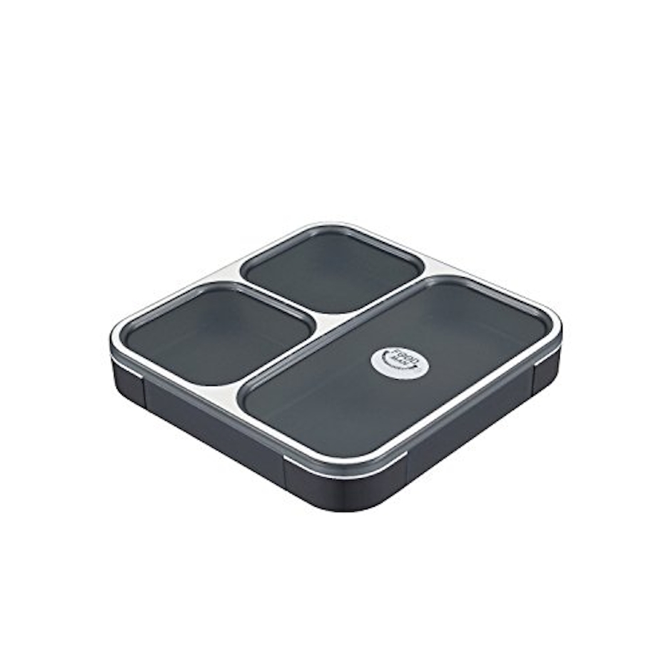 シービージャパン CBJAPAN シービージャパン 弁当箱 クリアブラック 薄型 フードマン 800ml DSK 1枚目