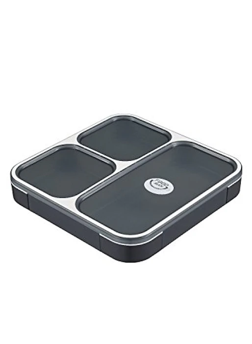 シービージャパン CBJAPAN シービージャパン 弁当箱 クリアブラック 薄型 フードマン 800ml DSK 1枚目