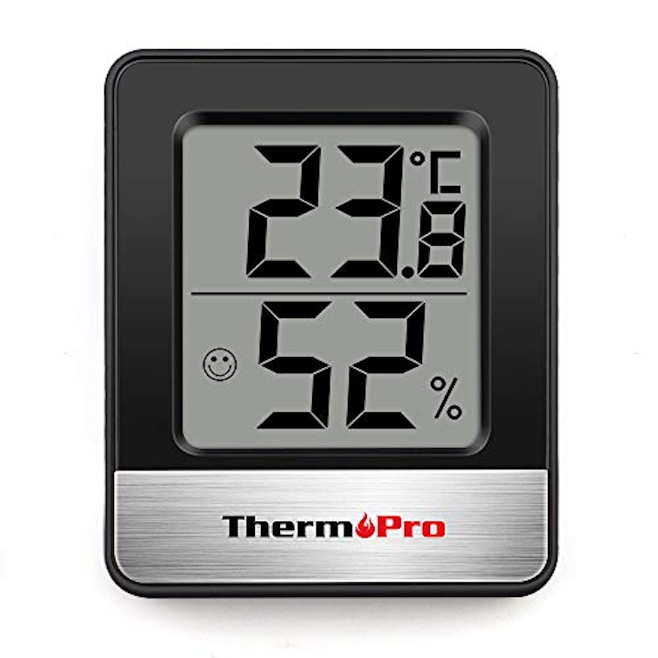 ThermoPro 温湿度計 ブラックTP-49 1枚目