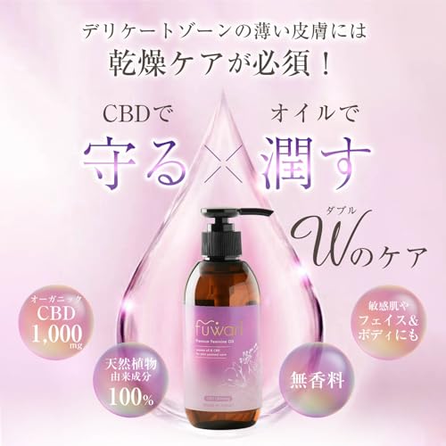 fuwari デリケートゾーン 保湿 膣ケアオイル マッサージ 200ml 2枚目