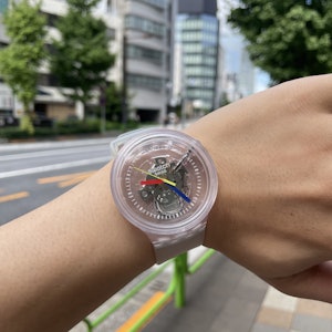 Swatch CLEARLY BOLD SB01K100 透明 1枚目