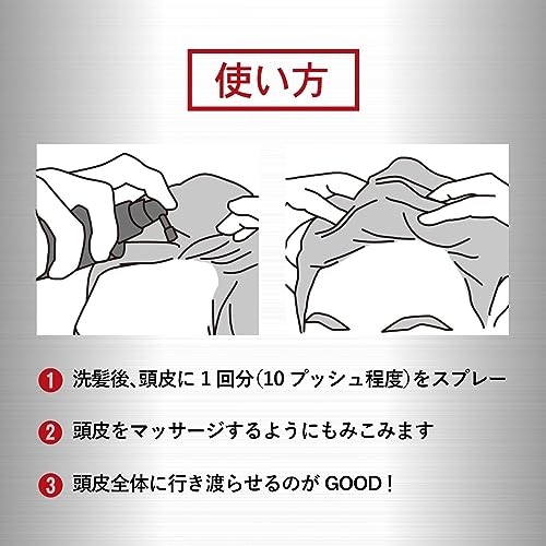 ブラックプラス コラーゲンショット 頭皮用 [ハリコシのある黒髪へ] 50ml(約1ヶ月分) MARO17 マーロ17メンズ 2枚目