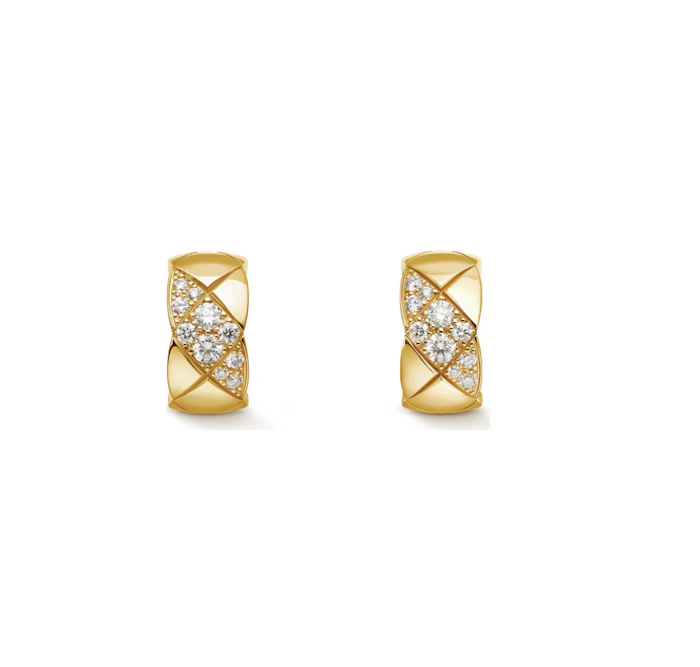 CHANEL ココ クラッシュコレクション イヤリング 18K イエローゴールド 1枚目