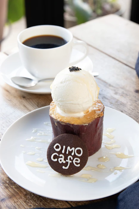 OIMO cafe 上富 むさし金時のハニースイートポテト 1枚目