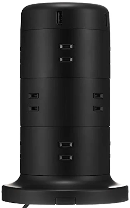 エレコム 電源タップ タワー型 ECT-0720BK 6枚目