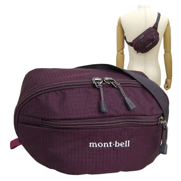 mont-bell モンベル バッグ メンズ レディース ショルダーバッグ ボディバッグ Mサイズ パープル デルタガセットポーチ M 1123764 DGP RMPOPU mont bell 2枚目