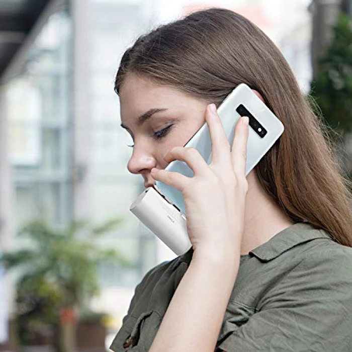 iWALK 超小型 モバイルバッテリー 4500mAh USB-C コネクター内蔵 直接充電 コードレス コンパクト Samsung S23/S22/S20/S10 Note 20/10 LGなど充電対応 PSE認証済 (Android Type-C用 ホワイト) 9枚目