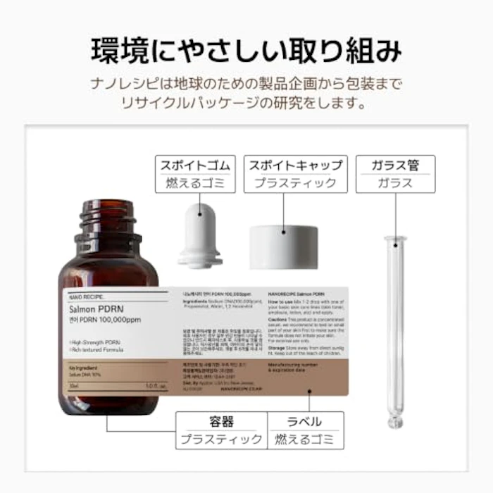 NANO RECIPE. カフェイン10% リポソーム 30ml 8枚目