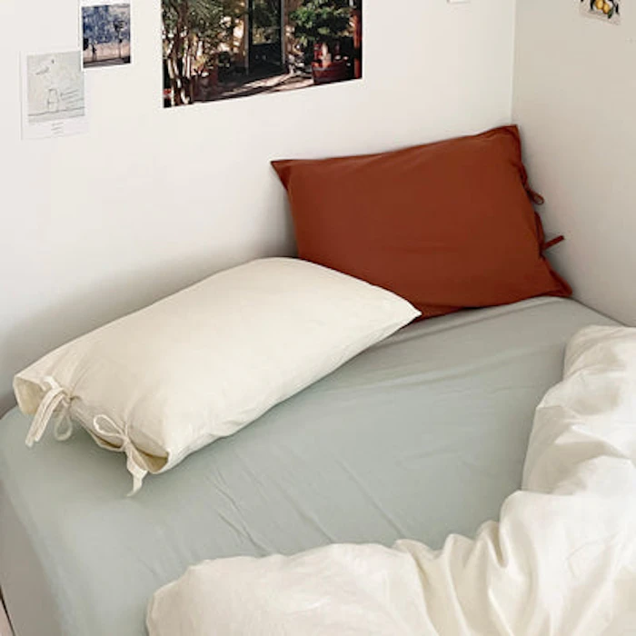Little Rooms ボックスシーツ|plain mattress cover -pale color- 6枚目