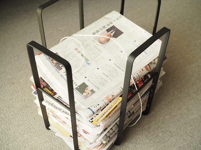 山崎実業 新聞ストッカー 06472 1枚目