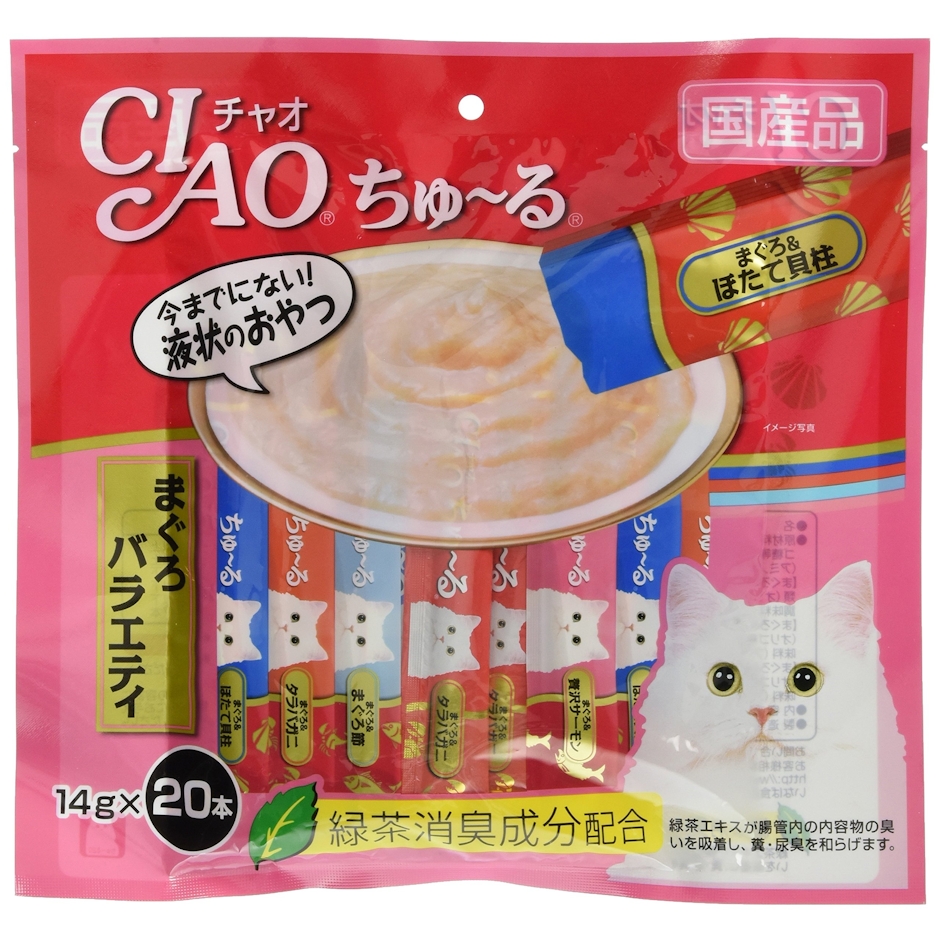 いなば食品 CIAOちゅ~る まぐろ海鮮ミックス味 4枚目