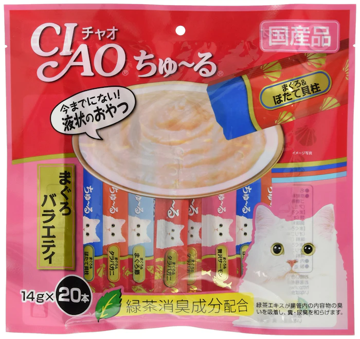 いなば食品 CIAOちゅ~る まぐろ海鮮ミックス味 4枚目