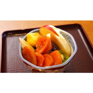 花屋 あんずあんみつ 1枚目