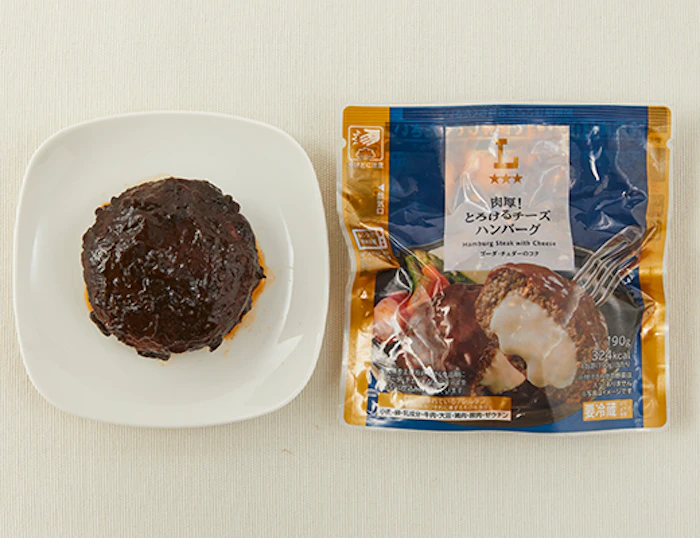 ローソン 肉厚!とろけるチーズハンバーグ 1枚目