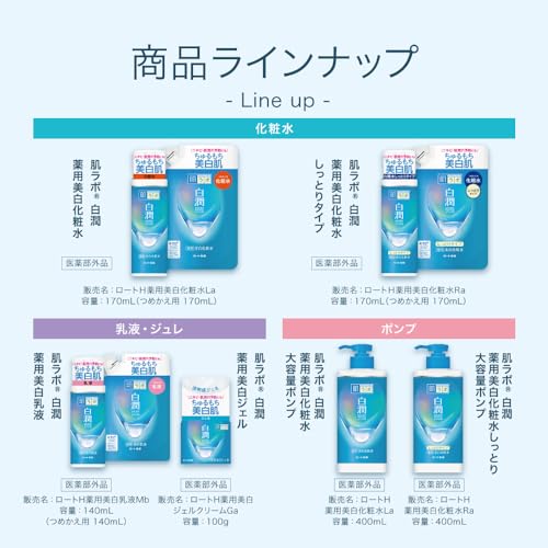 肌ラボ 白潤 薬用美白化粧水 しっとり 大容量ポンプ 400ml 6枚目