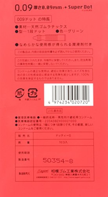 相模ゴム工業 009ドット 2枚目