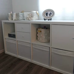 IKEA 【 IKEA - イケア -】 棚 KALLAX - カラックス - オープンシェルフ ユニット ホワイト 77x147 cm (203.518.84) 本棚 1枚目