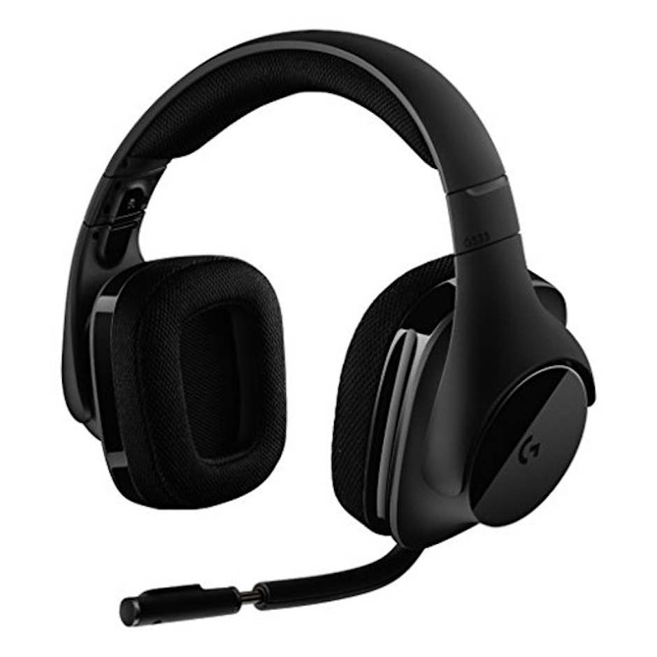 ロジクール G533 ワイヤレス DTS® 7.1 サラウンド ゲーミング ヘッドセット 1枚目