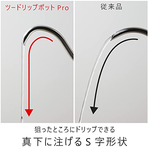 珈琲考具 KOGU 下村企販 コーヒー ドリップポット ケトル ツードリップポットPro 500ml 5枚目