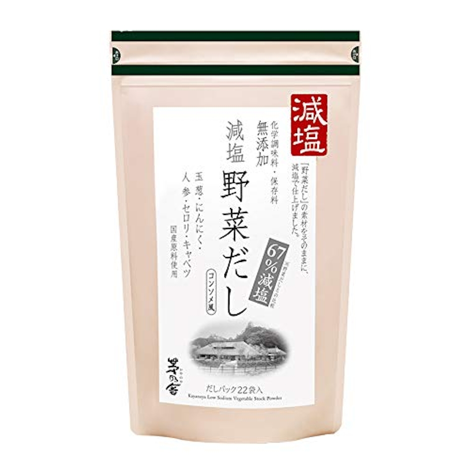 茅乃舎 減塩野菜だし (8g×22袋入) 1枚目