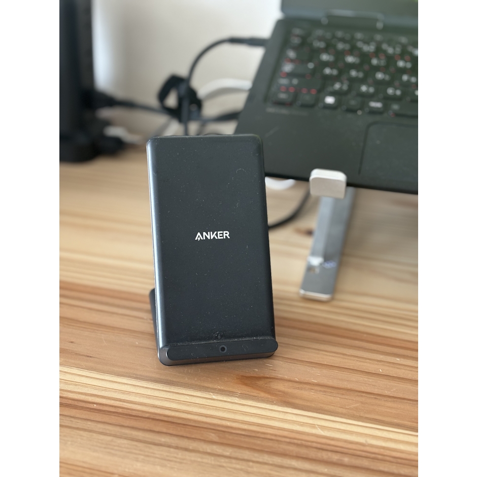 Anker 【2個セット】 Anker PowerWave 10 Pad & Stand ワイヤレス充電器 Qi認証 iPhone 15 / 14シリーズ Galaxy各種対応 最大10W出力 (ブラック) 1枚目
