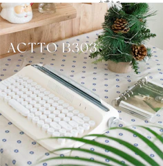 YUNZII タイプライター風キーボード ACTTO B303 1枚目
