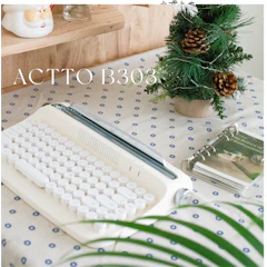 YUNZII タイプライター風キーボード ACTTO B303 1枚目