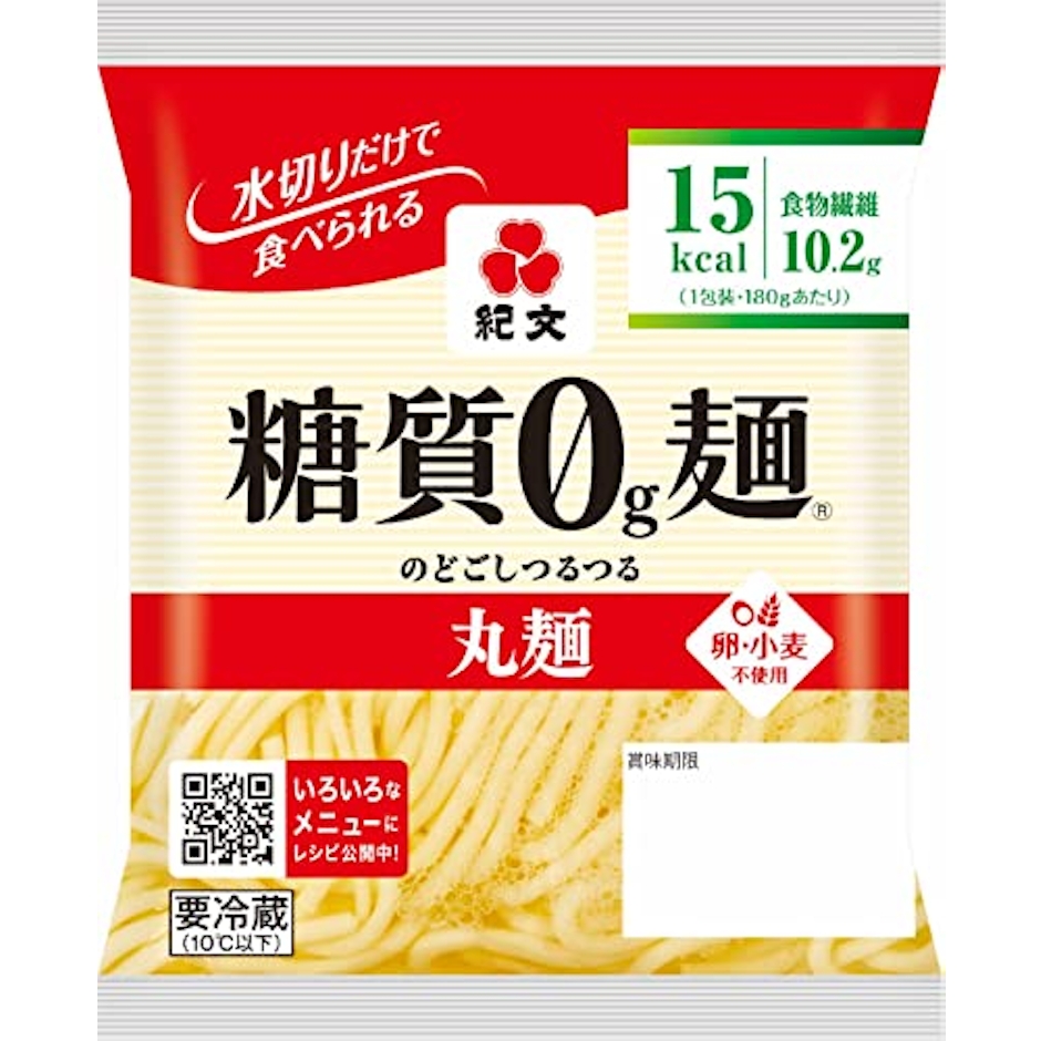 紀文食品 糖質0g麺(丸麺)18パック 1枚目