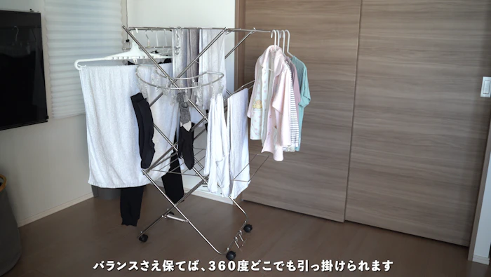 大木製作所 大木製作所 タワー型 ステンレス室内物干し 小 同梱不可 ものほし 部屋干しアイテム 4枚目