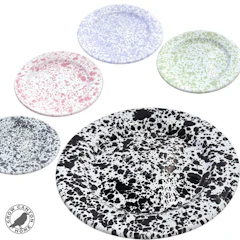 crow canyon home クロウキャニオンホーム フラットサラダプレート 20cm 7CCHD99 ホーロー 琺瑯食器 皿 CROW CANYON HOME FLAT SALAD PLATE クリックポスト発送 1枚目