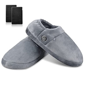 zzce フットウォーマー 両面発熱 USBあったかスリッパ コードレス 1枚目