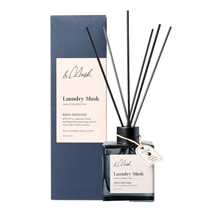 &MUSK リードディフューザー 180ml(Laundry Musk(ランドリームスク)) 1枚目