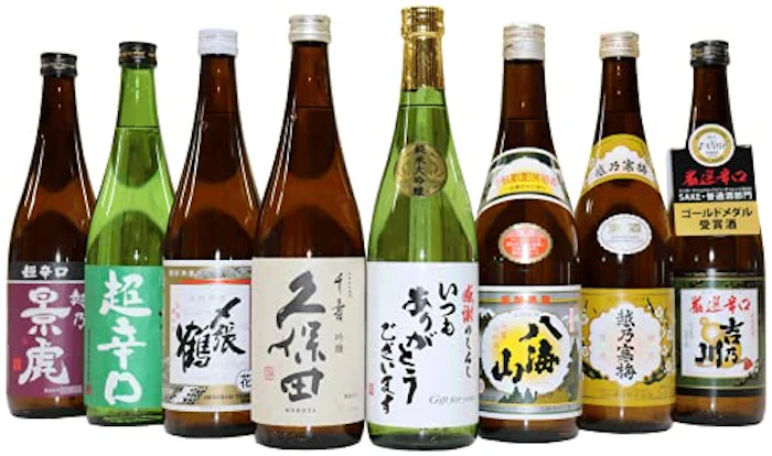新潟の希少有名地酒 銘酒 飲み比べ 720 ml×8本セット 1枚目