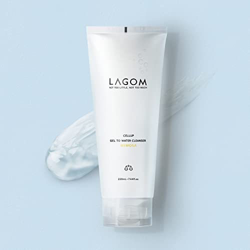 LAGOM ジェルトゥウォーター クレンザー ミモザの香り 朝用洗顔料 洗顔ジェル 220mL 3枚目