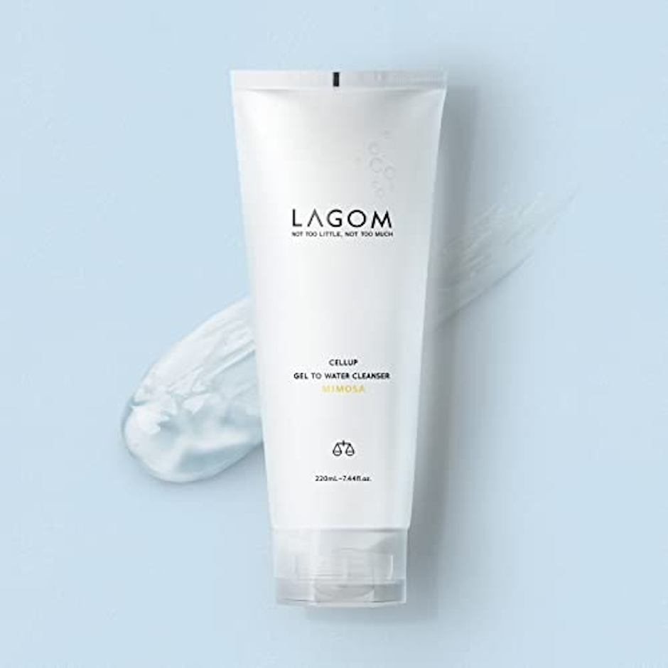 LAGOM ジェルトゥウォーター クレンザー ミモザの香り 朝用洗顔料 洗顔ジェル 220mL 3枚目