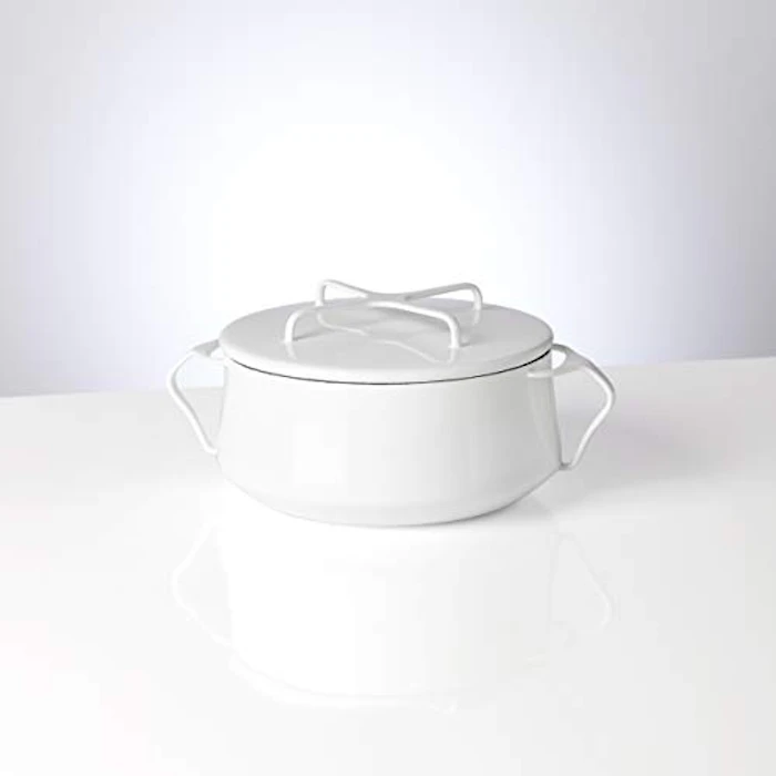 DANSK ダンスク コベンスタイル 両手鍋 18cm 2.2L IH対応 ホワイト オーブン対応 ホーロー 833299 2枚目