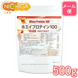NICHIGA(ニチガ) ホエイプロテイン100 【instant】 500g プレーン味 1枚目