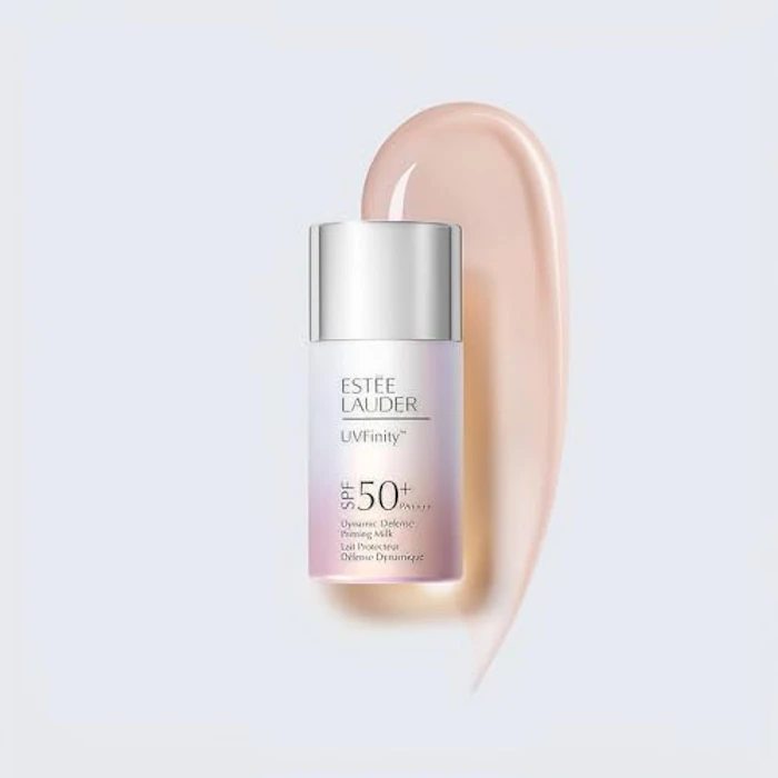 ESTĒE LAUDER UVフィニティ ダイナミック ディフェンス プライミング ミルク SPF50+ / PA++++ トーン-アップピーチ 4枚目