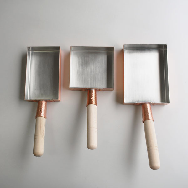 工房アイザワ純銅玉子焼器関西型9cm(9×15cm)純銅製内側純錫引き[プロ仕様純銅製ふんわり玉子焼き][沖縄・北海道配送不可] 4枚目