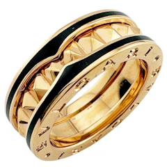 BVLGARI ビー・ゼロワン リング ホワイトゴールド中古 1枚目