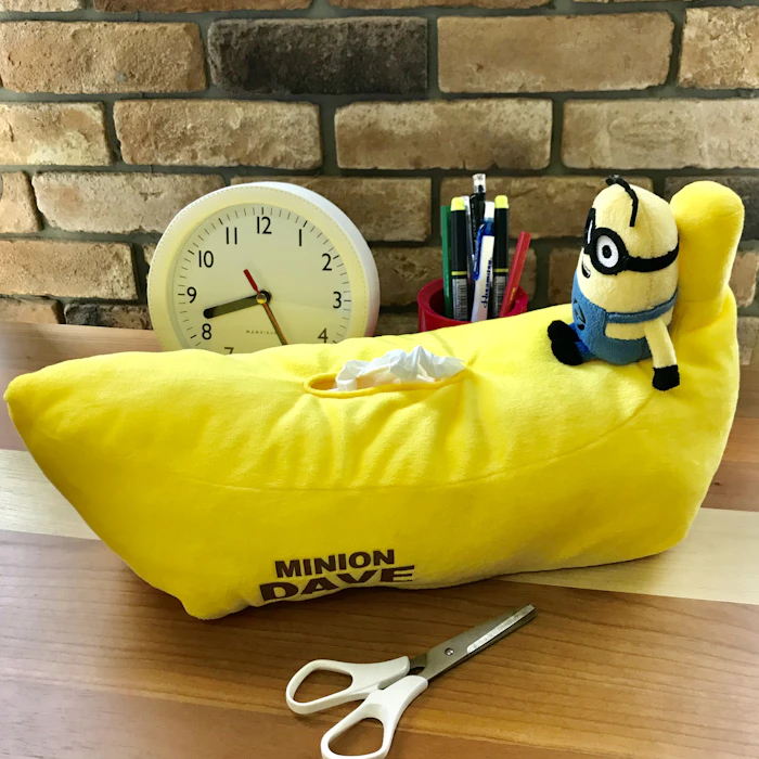 ケイカンパニー ミニオン バナナ型ティッシュケース 1枚目