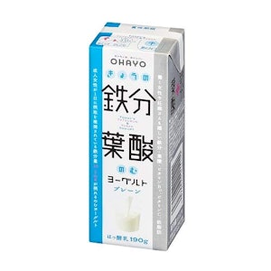 オハヨー乳業 きょうの鉄分葉酸のむヨーグルト 1枚目