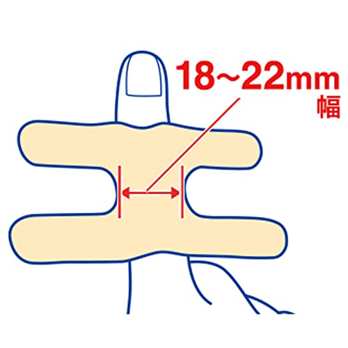ニチバン バトルウィン 指プロテクター M~Lサイズ YP10ML 簡単 テーピング ばね指 腱鞘炎 関節 3枚目