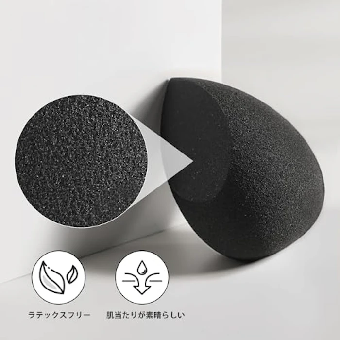 Ranmome 多機能メイクスポンジ 2WAY収納ケース付き 4枚目