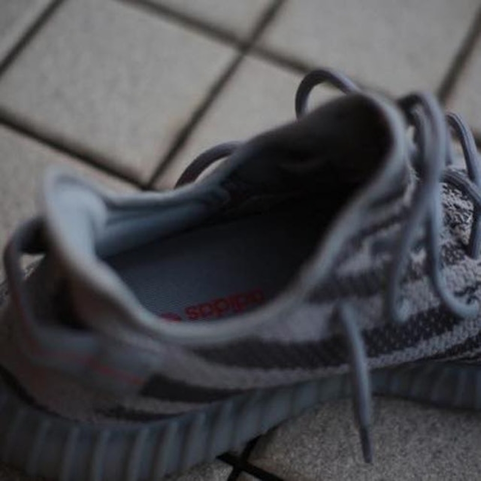 ADIDAS ORIGINALS(アディダス オリジナルス) YEEZY BOOST 350 V2 GREY ORENGE AH2203 2枚目