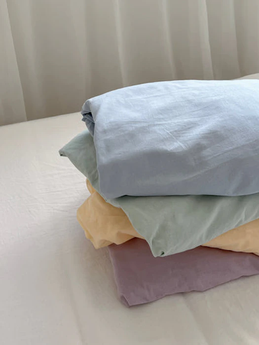 Little Rooms ボックスシーツ|plain mattress cover -pale color- 8枚目