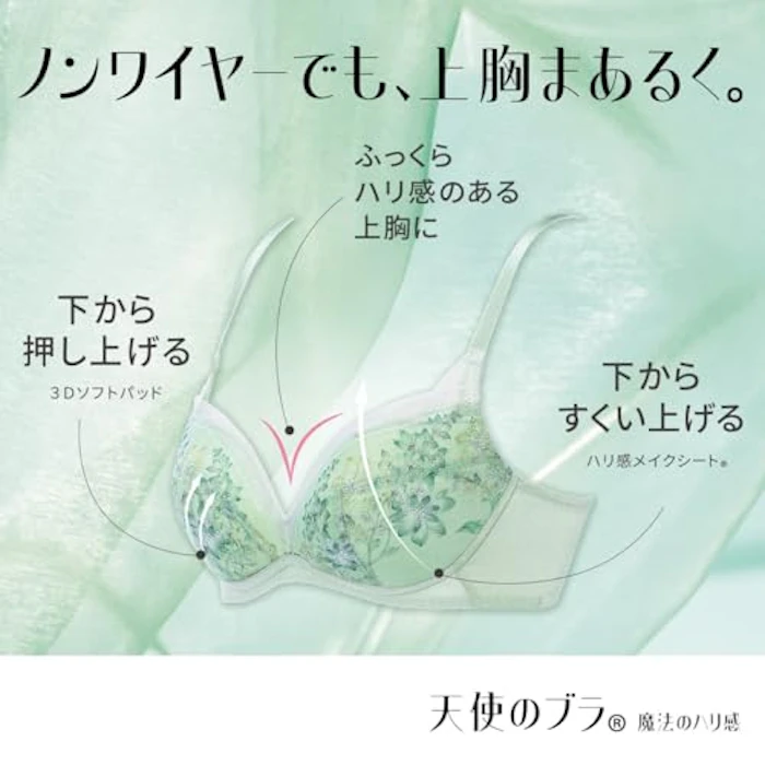 トリンプ 天使のブラ・魔法のハリ感ノンワイヤーTR597 1枚目