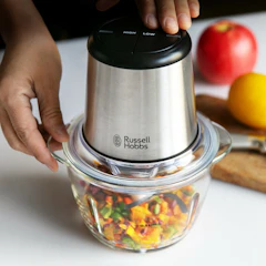 ラッセルホブス 【レビュー特典付き】 Russell Hobbs 電動フードプロセッサー 4ブレードミニチョッパー ( ラッセルホブス フードチョッパー ガラス製 調理家電 キッチン家電 ミンチ みじん切り 泡立て ホイップ ミニ コンパクト 料理家電 )【39ショップ】 1枚目